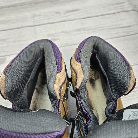 Women's Columbia Hiking Boots Size 7.5 Newton Ridge Plus Brown *no Insoles - Picture 6 of 8